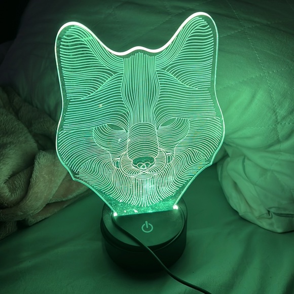 Wolf lamp with many different settings! New! - Picture 6 of 9